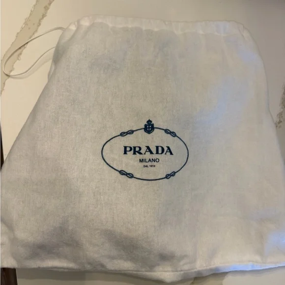 Prada Black Saffiano Leather Vertical Satchel with Gold Hardware - Picture 3 of 8